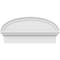 Ekena Millwork Elliptical Smooth Architectural Grade PVC Combination Pediment, 26"W x 13-3/8"H x 2-3/4"P PEDPC026X135ELL00 - alternate 3